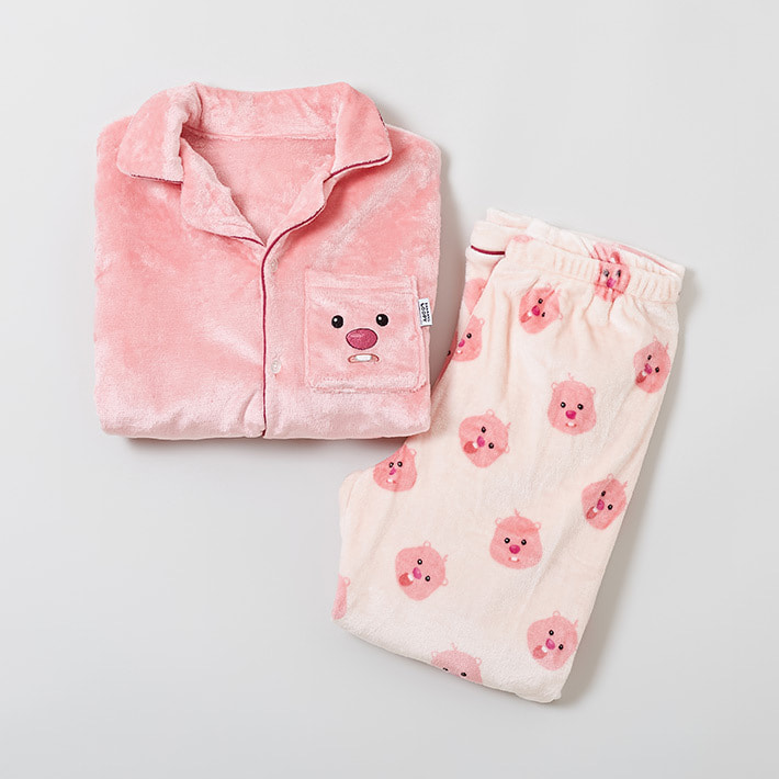 (Loopy) Even Cuter Sleeping Pyjamas - Pink