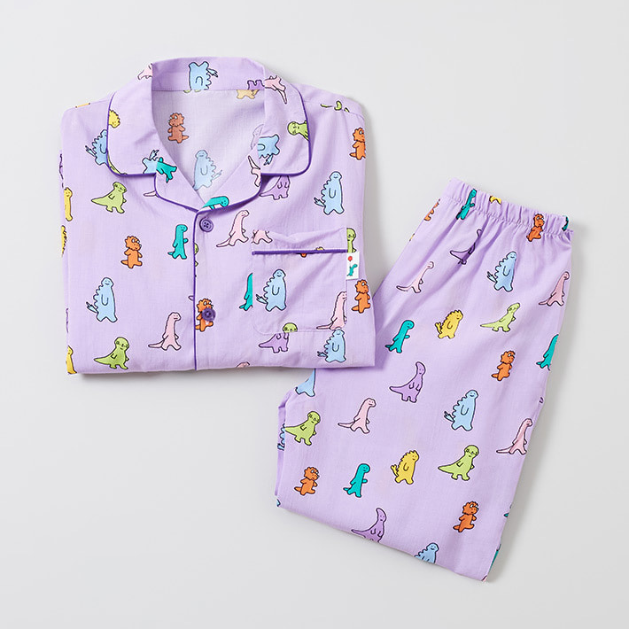 (Joguman Studio) Kids Long Sleeve Pyjamas - Purple