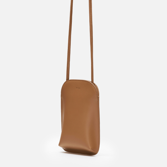 Pocket Crossbody Wallet - Creamy Tan