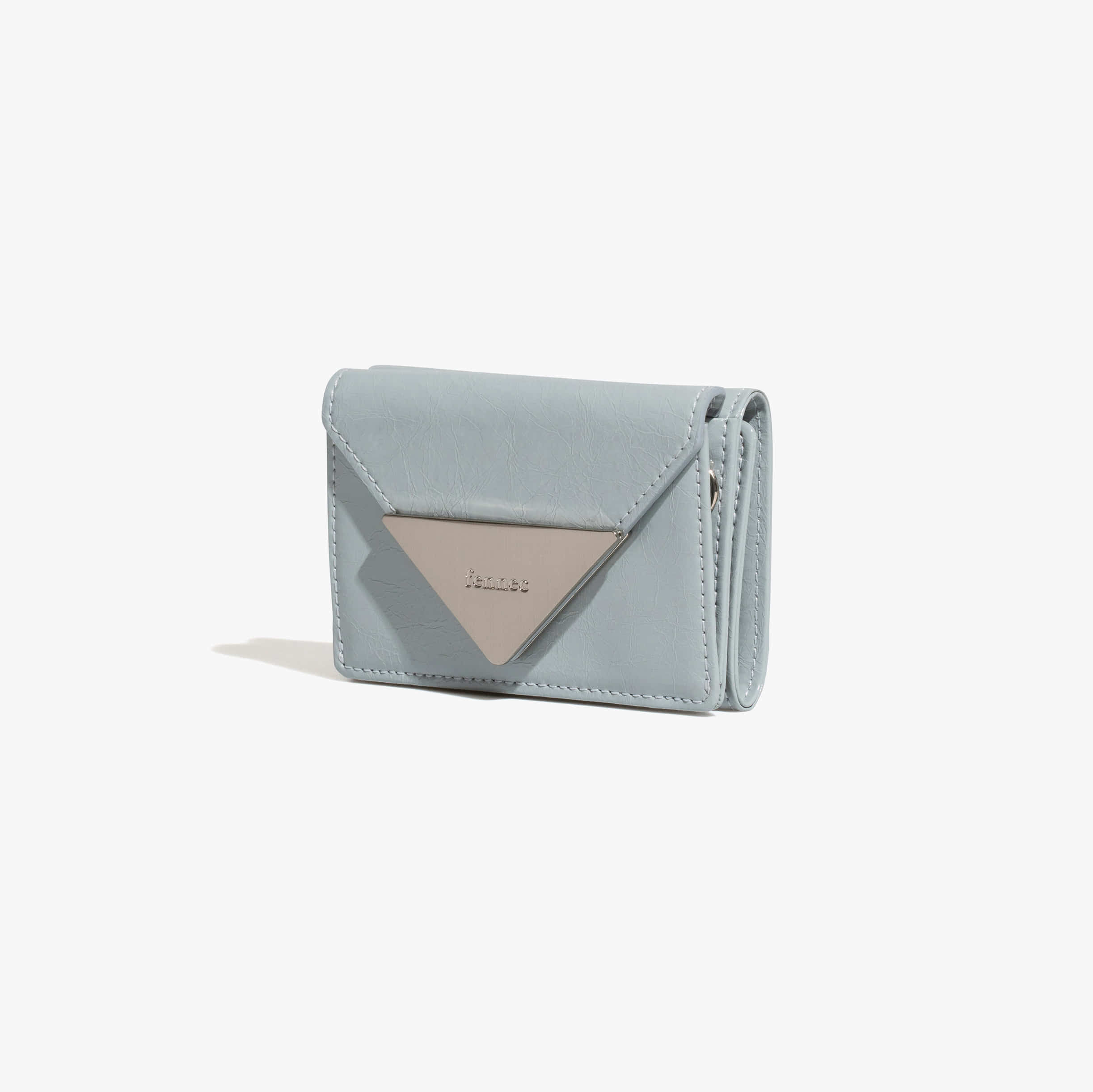 CRINKLE TRIANGLE TRIPLE WALLET