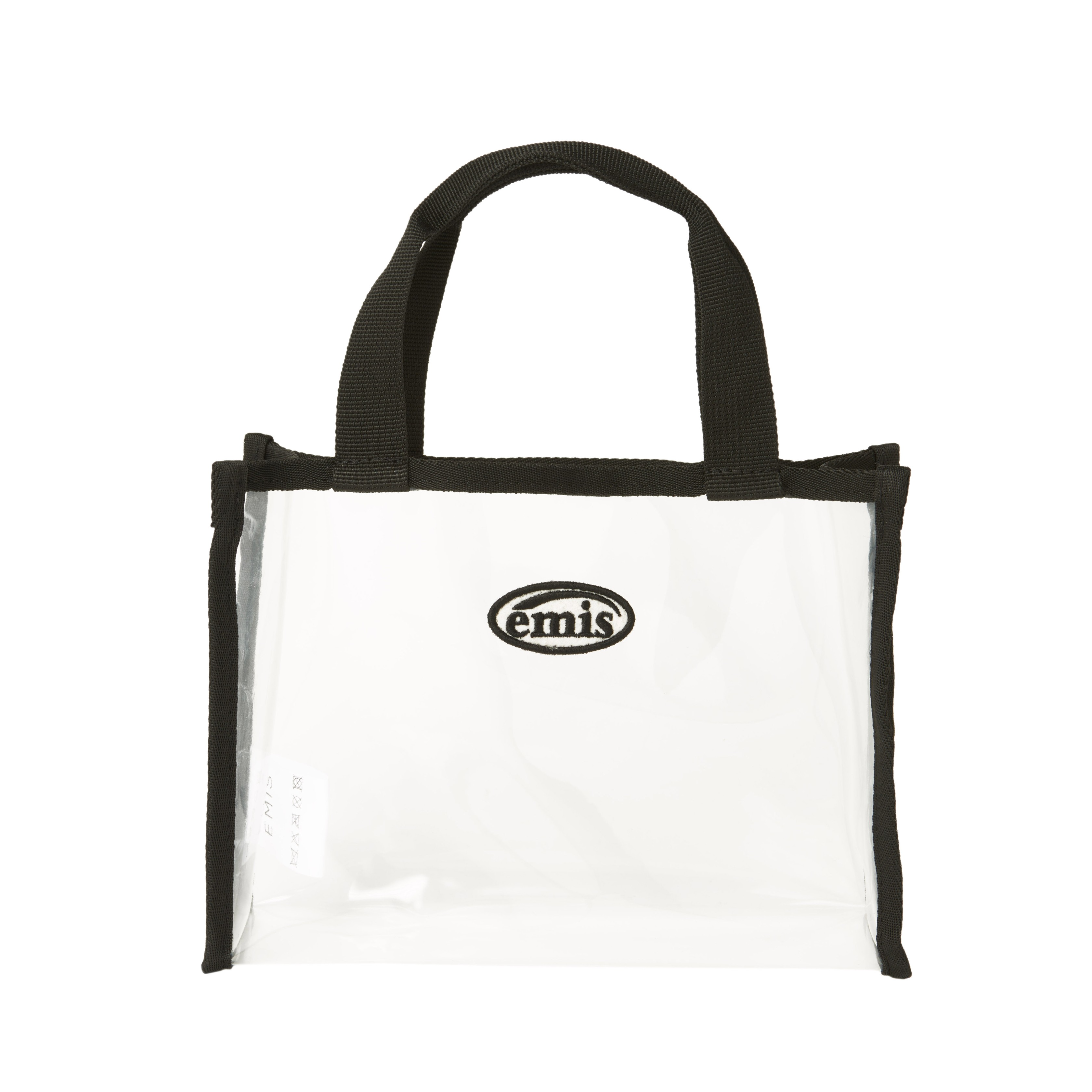 CLEAR MINI SQUARE BAG - BLACK
