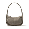 ZIP AROUND SUEDE SHOULDER BAG