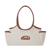 CANVAS LEATHER SHOULDER BAG
