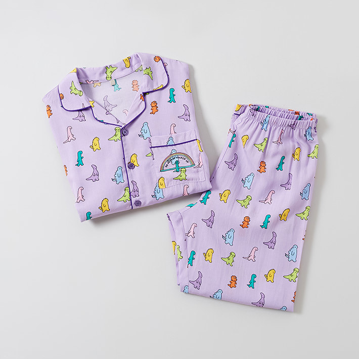 (Joguman Studio) Precious Long-Sleeved Pyjamas - Purple
