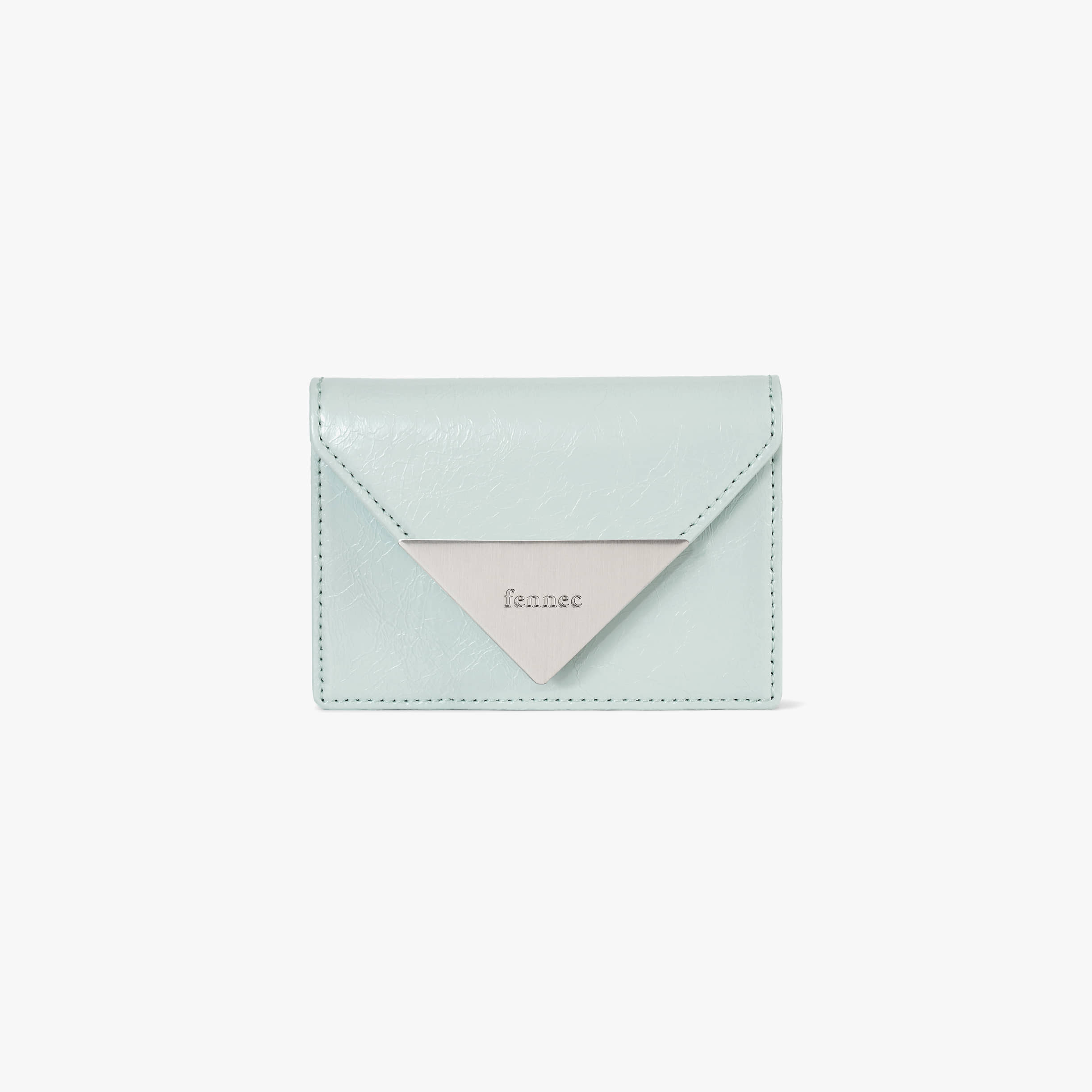 CRINKLE TRIANGLE ACCORDION POCKET