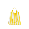 Two Way Shopper Bag - Yellow Stripe