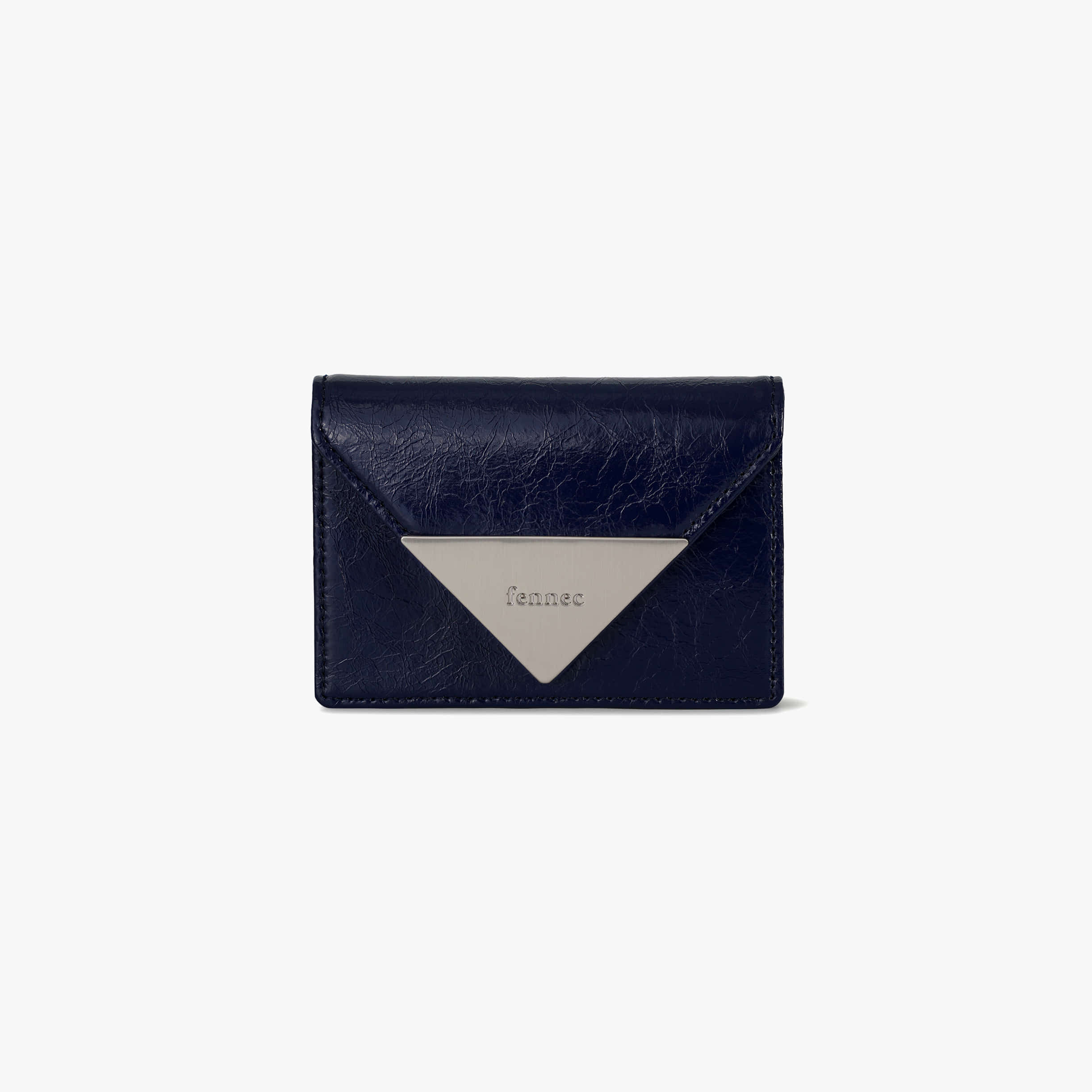 CRINKLE TRIANGLE ACCORDION POCKET