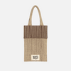 RIBBED KNIT TOTE BAG