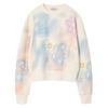 WOMEN'S SPRAY GRAPHIC CROP SWEATSHIRT
