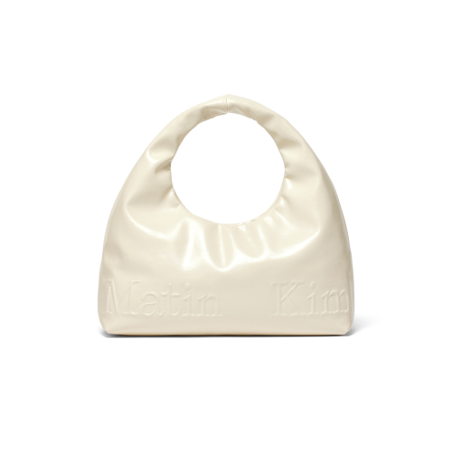 EMBOSSED LOGO LEATHER MINI TOTE BAG