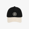 CIRCLE LOGO CORDUROY TWO-TONE BALL CAP