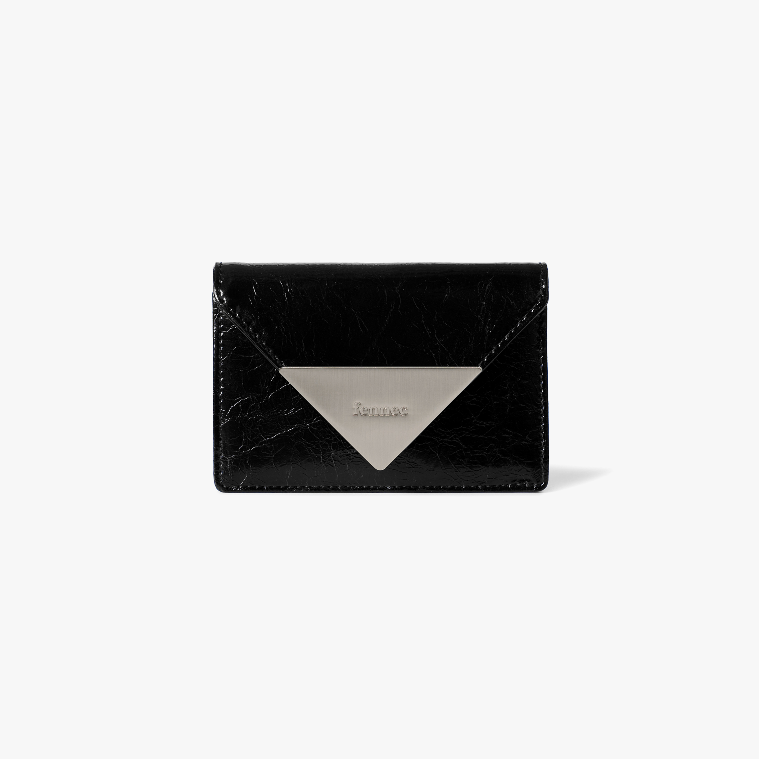 CRINKLE TRIANGLE ACCORDION POCKET