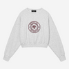 STITCH CROP SWEATSHIRT