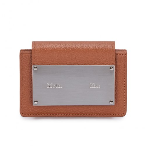 ACCORDION WALLET IN BROWN