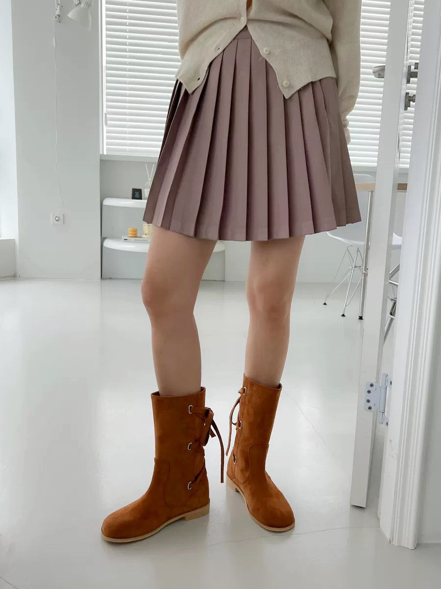 🇰🇷The Jane Ribbon Suede Boots