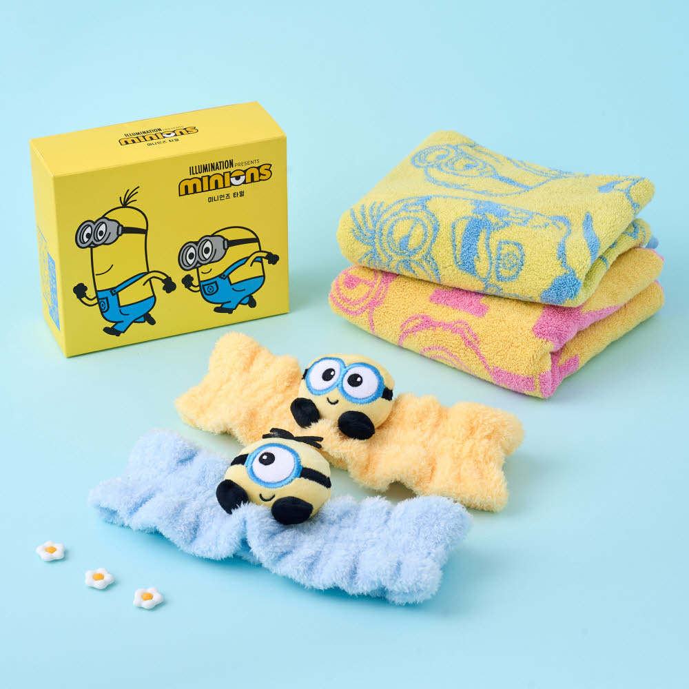 BT Universal Minions Couple Facial Wash Band 洗面頭髮帶