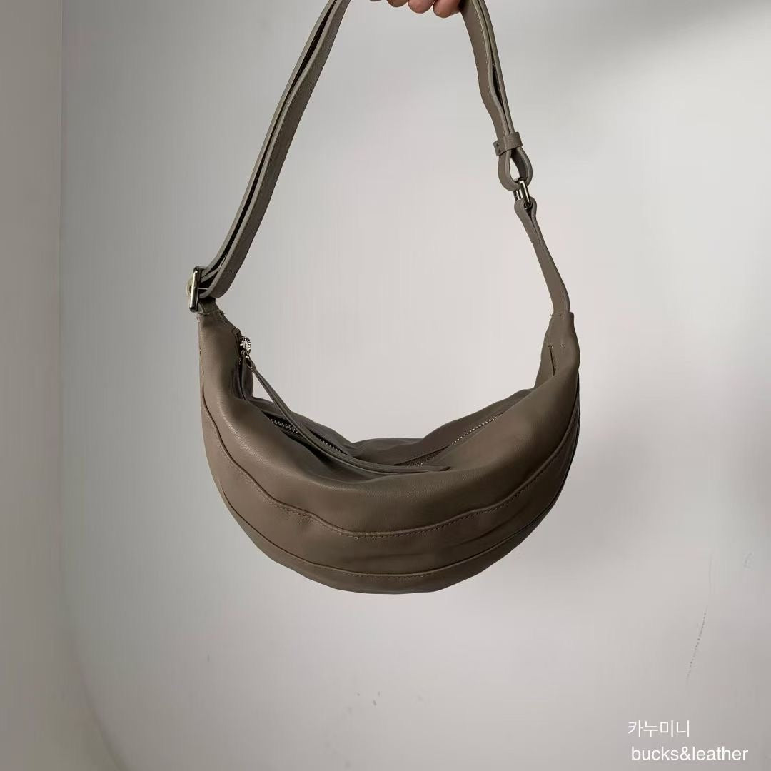 ♥︎bucks&leather♥︎25FW 真皮餃子包（Mini）
