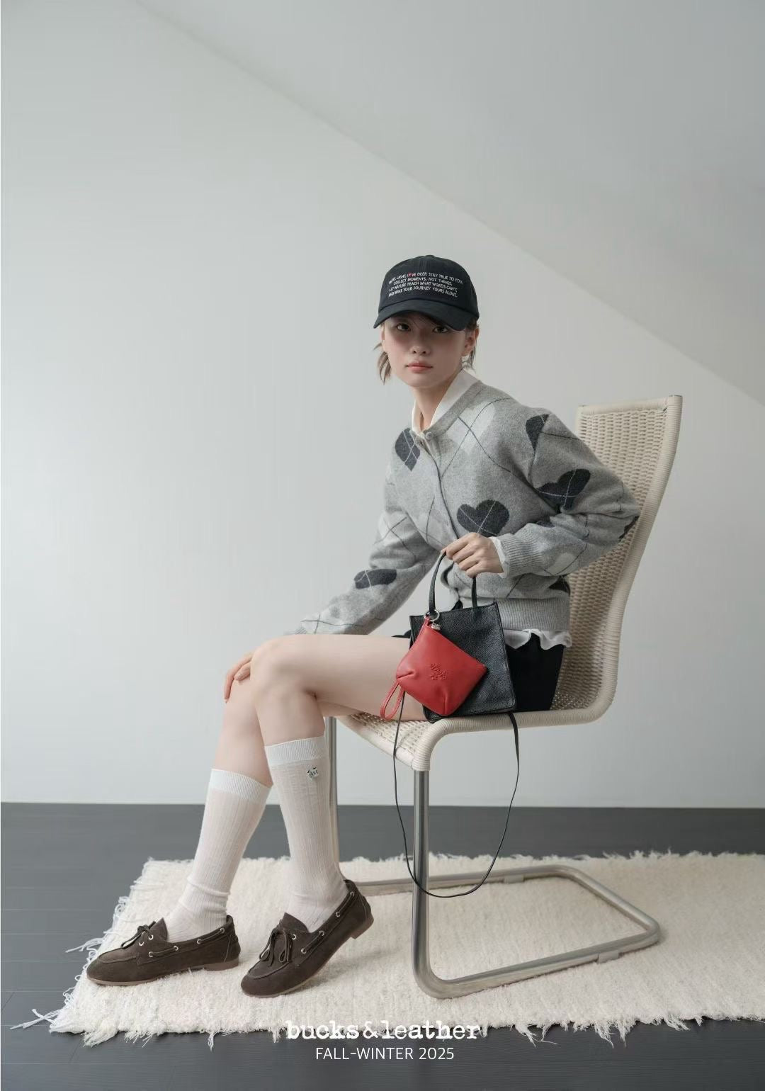 ♥︎bucks&leather♥︎25FW 真皮方形托特包（Mini）