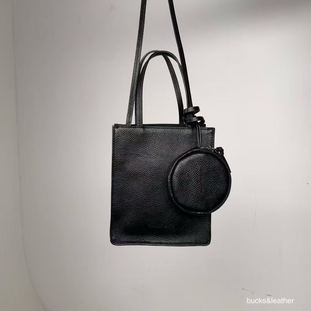♥︎bucks&leather♥︎25FW 真皮方形托特包（Mini）