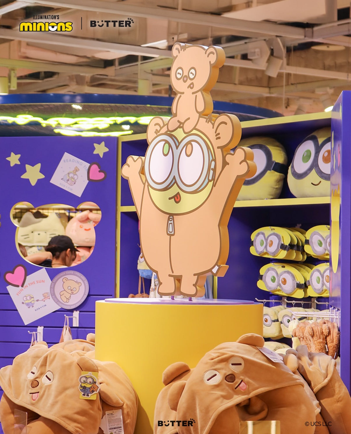 BT Minions Travel Neck Pillow Set 旅行頸枕連帽