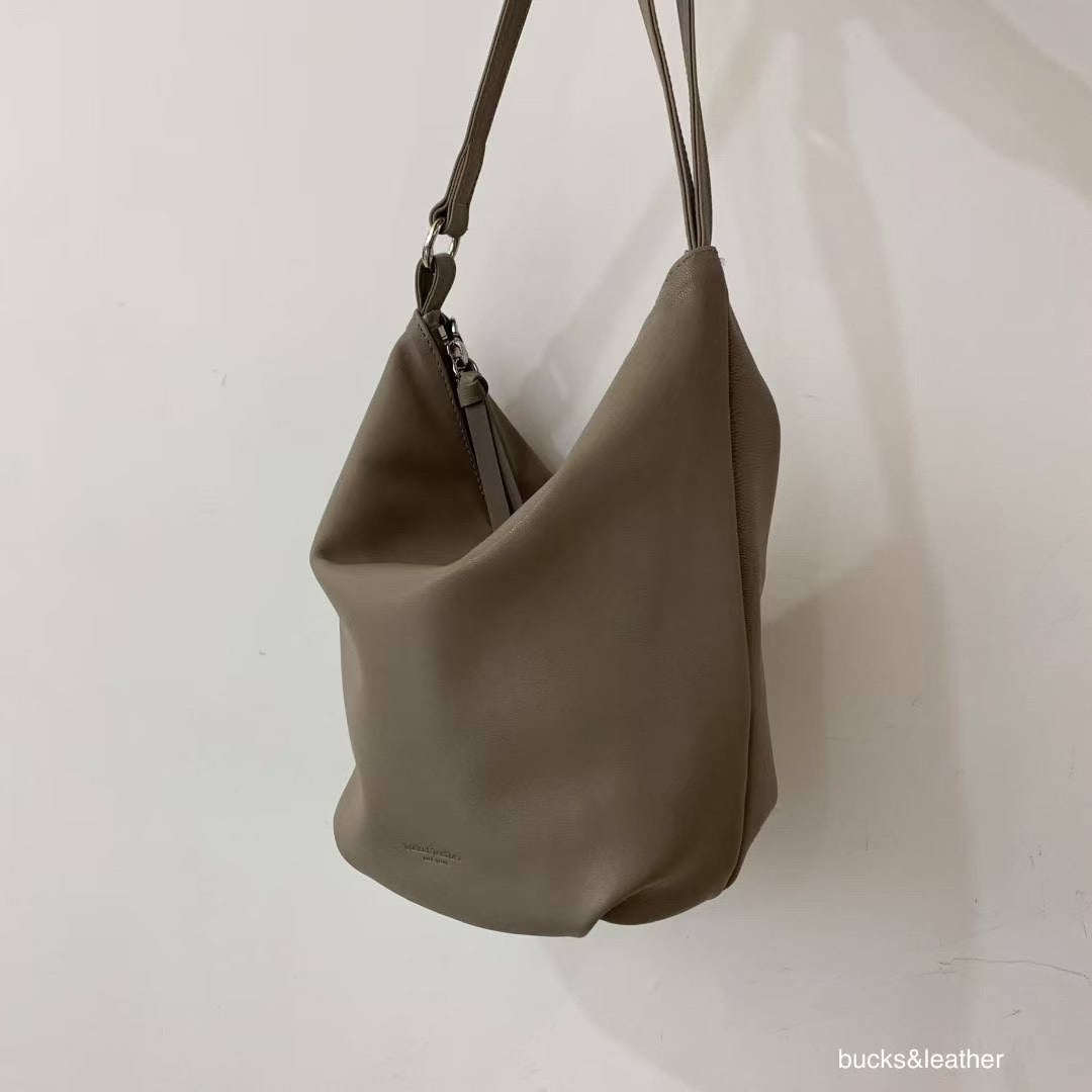 ♥︎bucks&leather♥︎25SS 人氣多種揹法真皮水桶手袋