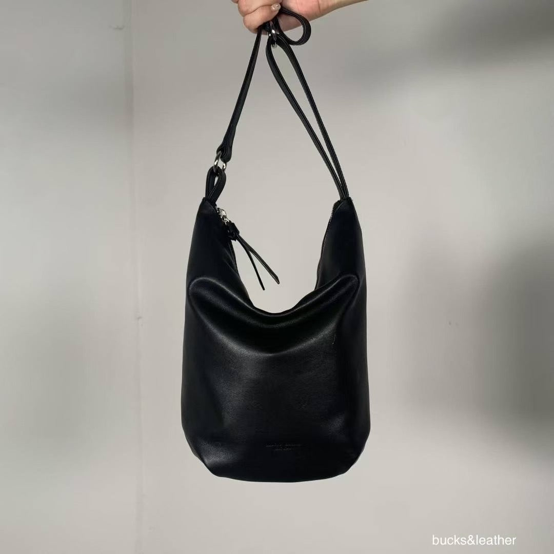 ♥︎bucks&leather♥︎25SS 人氣多種揹法真皮水桶手袋
