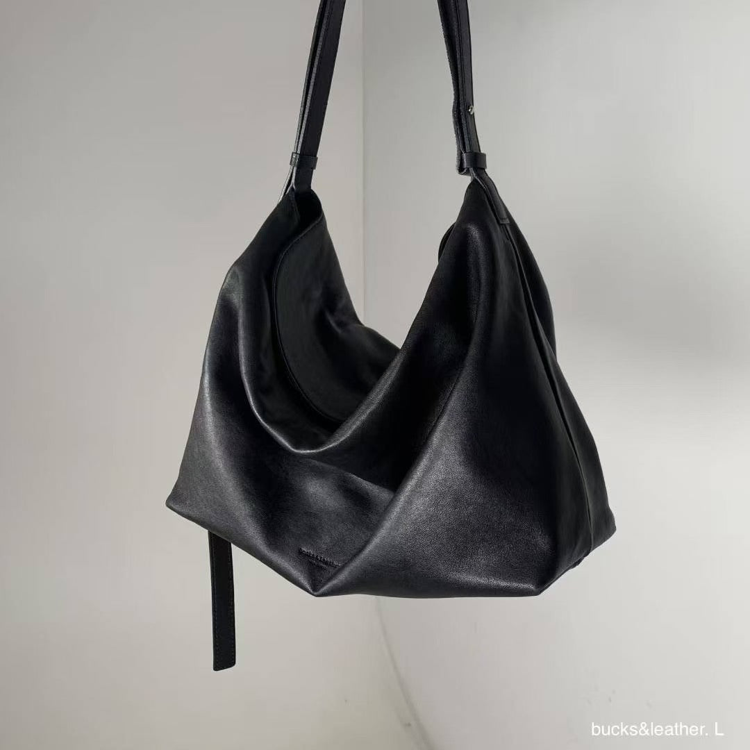 ♥︎bucks&leather♥︎人氣款真皮磁吸托特手袋(XL）