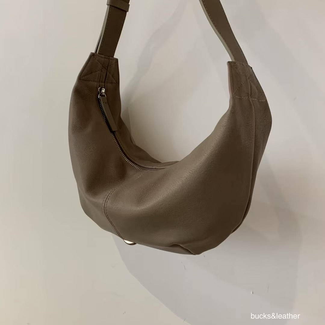 ♥︎bucks&leather♥︎最新款羊皮餃子包小號