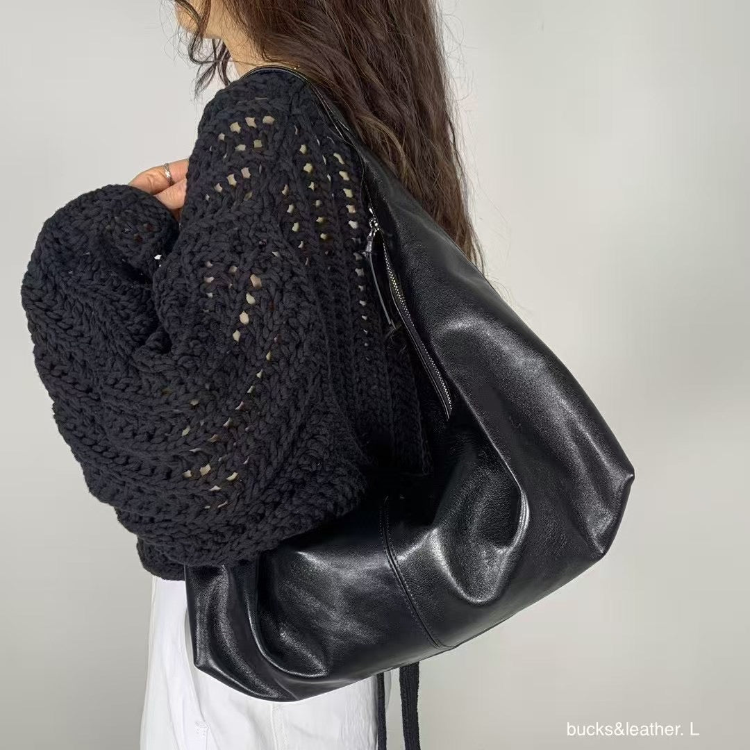 ♥︎bucks&leather♥︎25SS 新款日常托特包大號