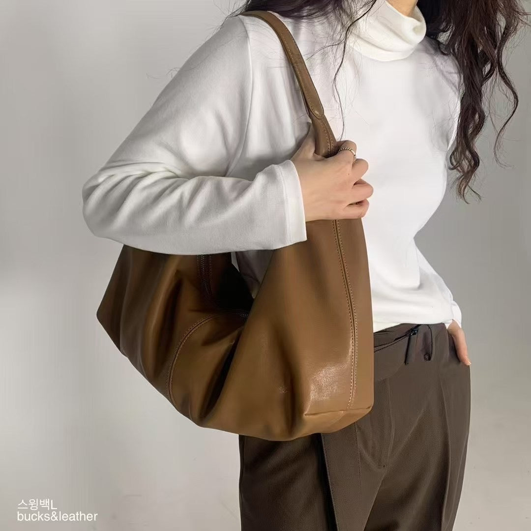 ♥︎bucks&leather♥︎25SS 新款日常托特包大號