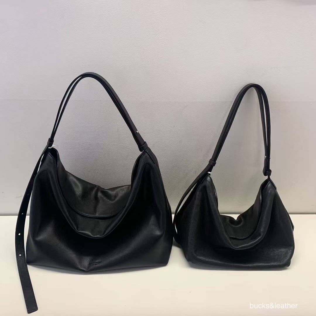 ♥︎bucks&leather♥︎人氣款真皮磁吸托特手袋(XL）