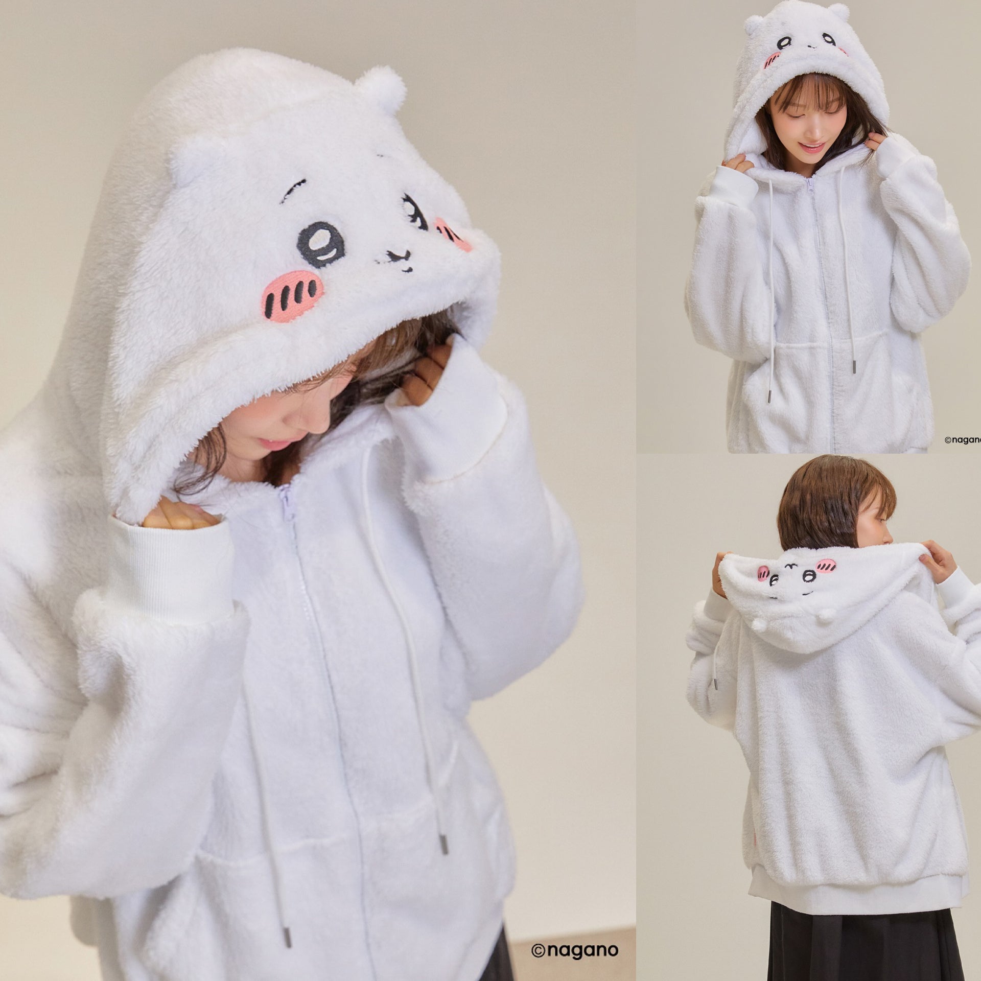 (Chiikawa 2025 FW) hooded Zip-Up 連帽拉鍊外套