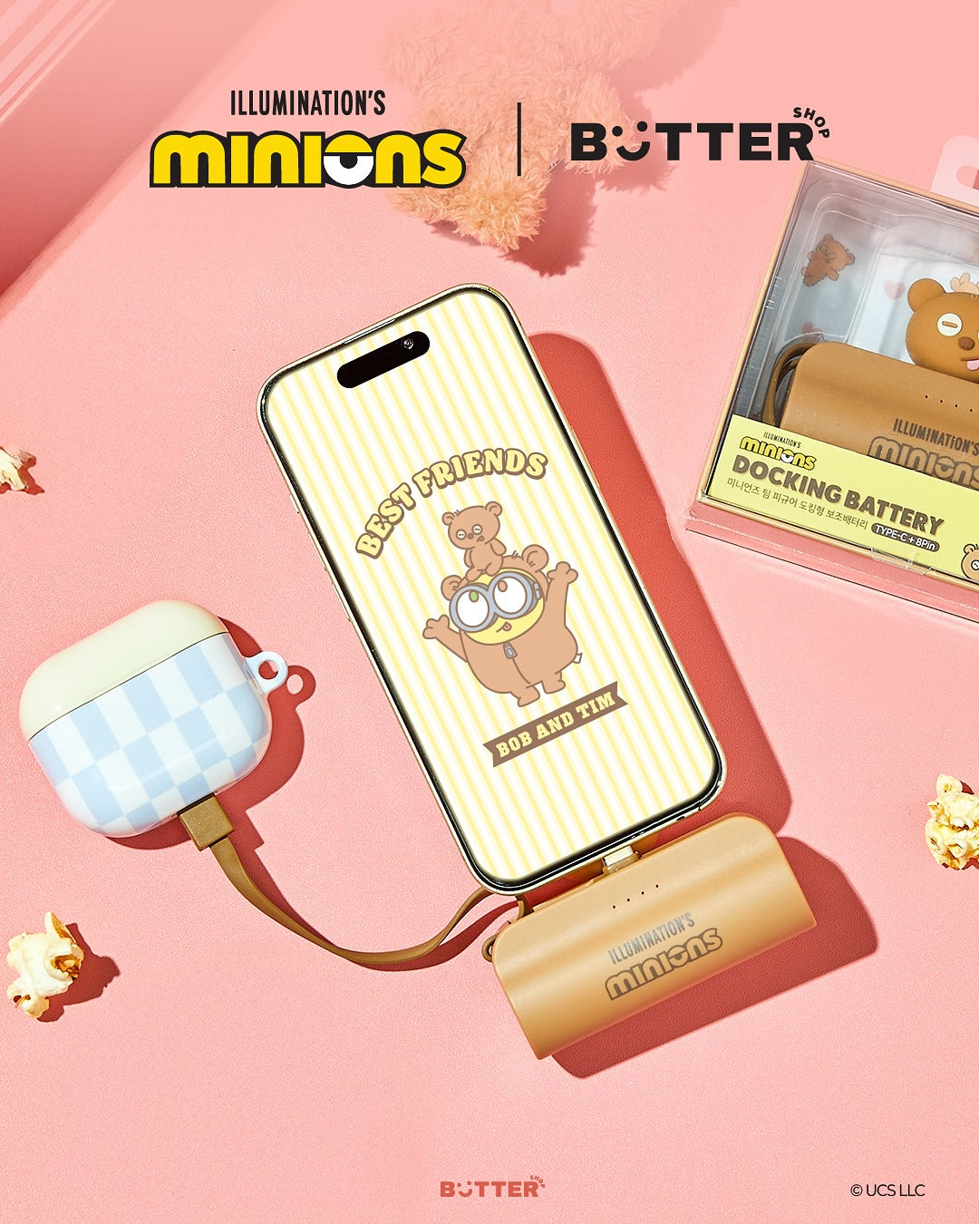 BT Minions Docking Battery 5000mAh （Type C＋8Pin) 便攜式充電器