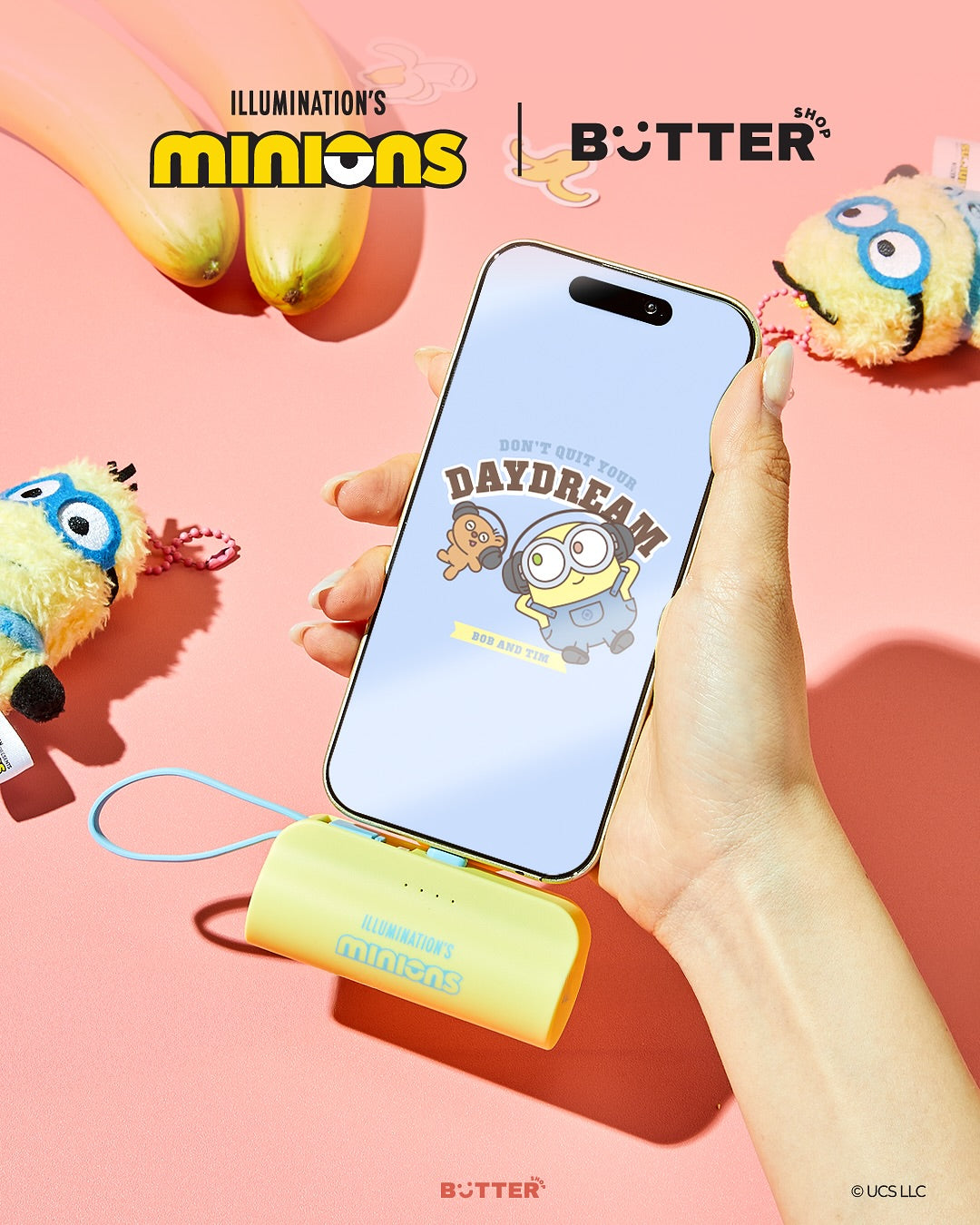 BT Minions Docking Battery 5000mAh （Type C＋8Pin) 便攜式充電器