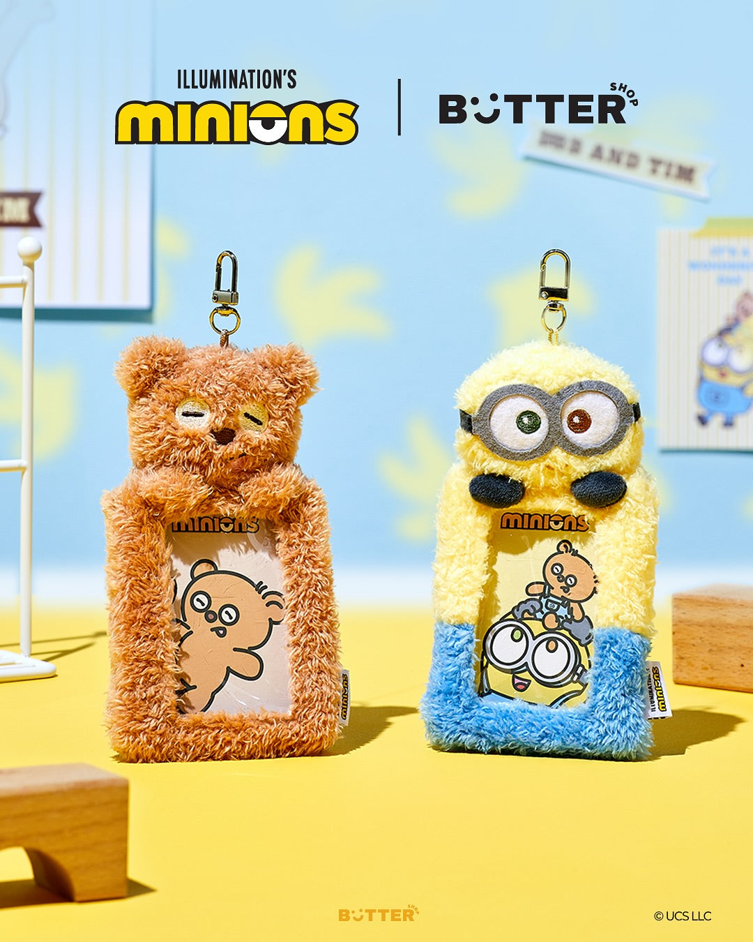BT Minions Card Keyring 卡套鎖匙扣