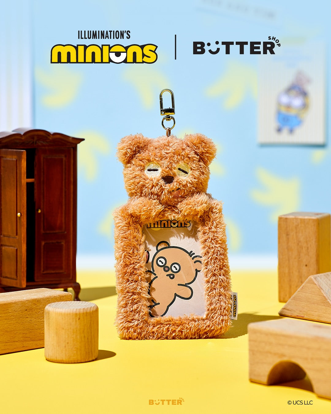 BT Minions Card Keyring 卡套鎖匙扣