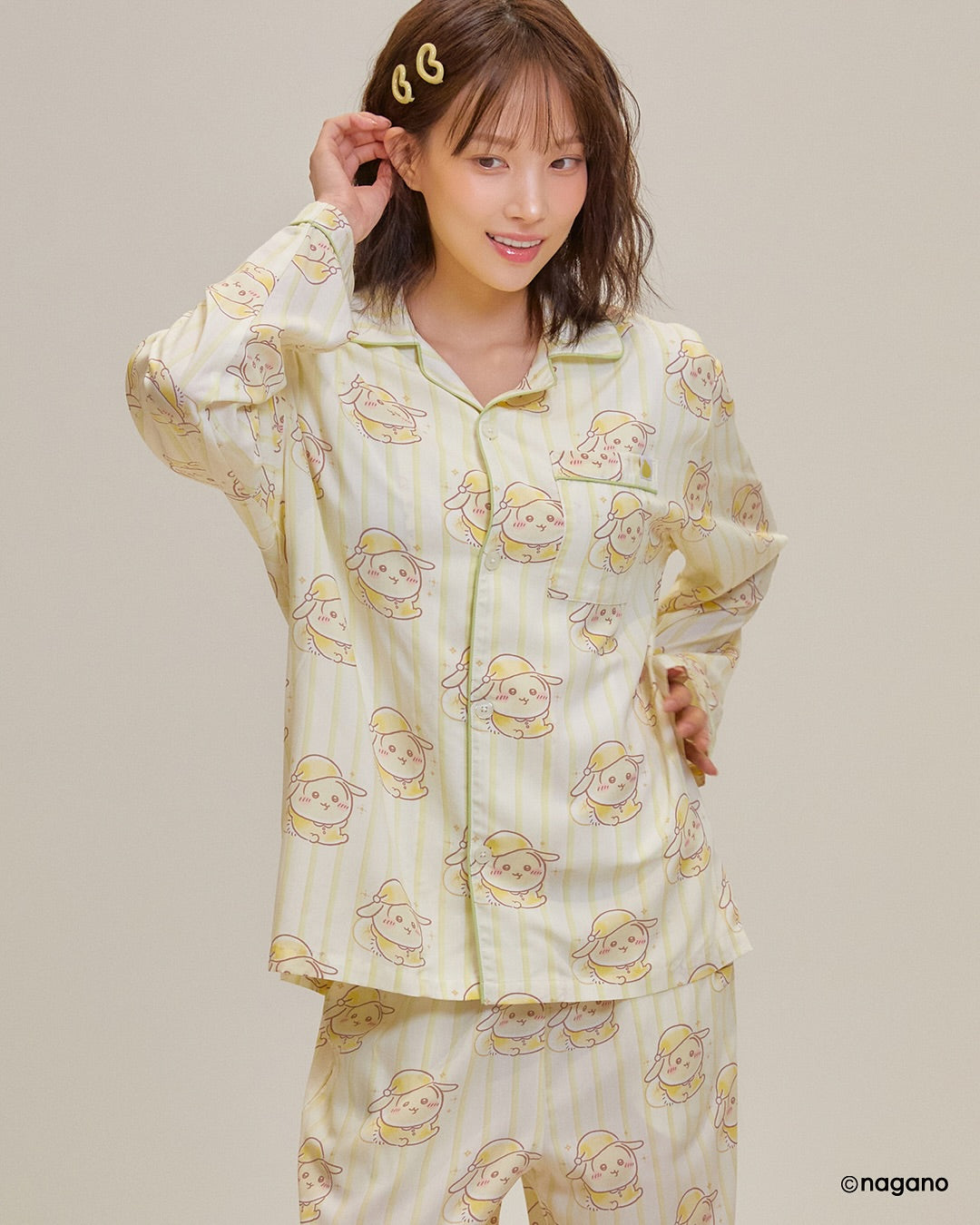 (Chiikawa 2025 FW) Small and Cute Long-Sleeved Pyjamas 長袖款睡衣