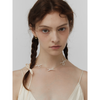 Three Ribbon Pearl Necklace