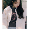 RIBBON FLEECE SWEATSHIRT