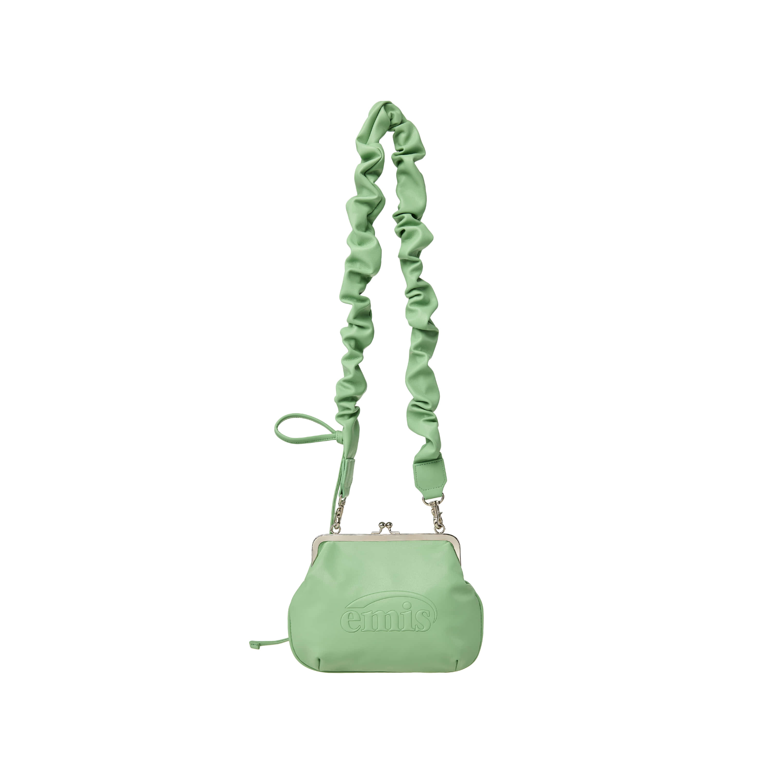 STRING STRAP CLASP FRAME PURSE BAG