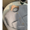 Hailey Wool Short Coat Tweed Jacket