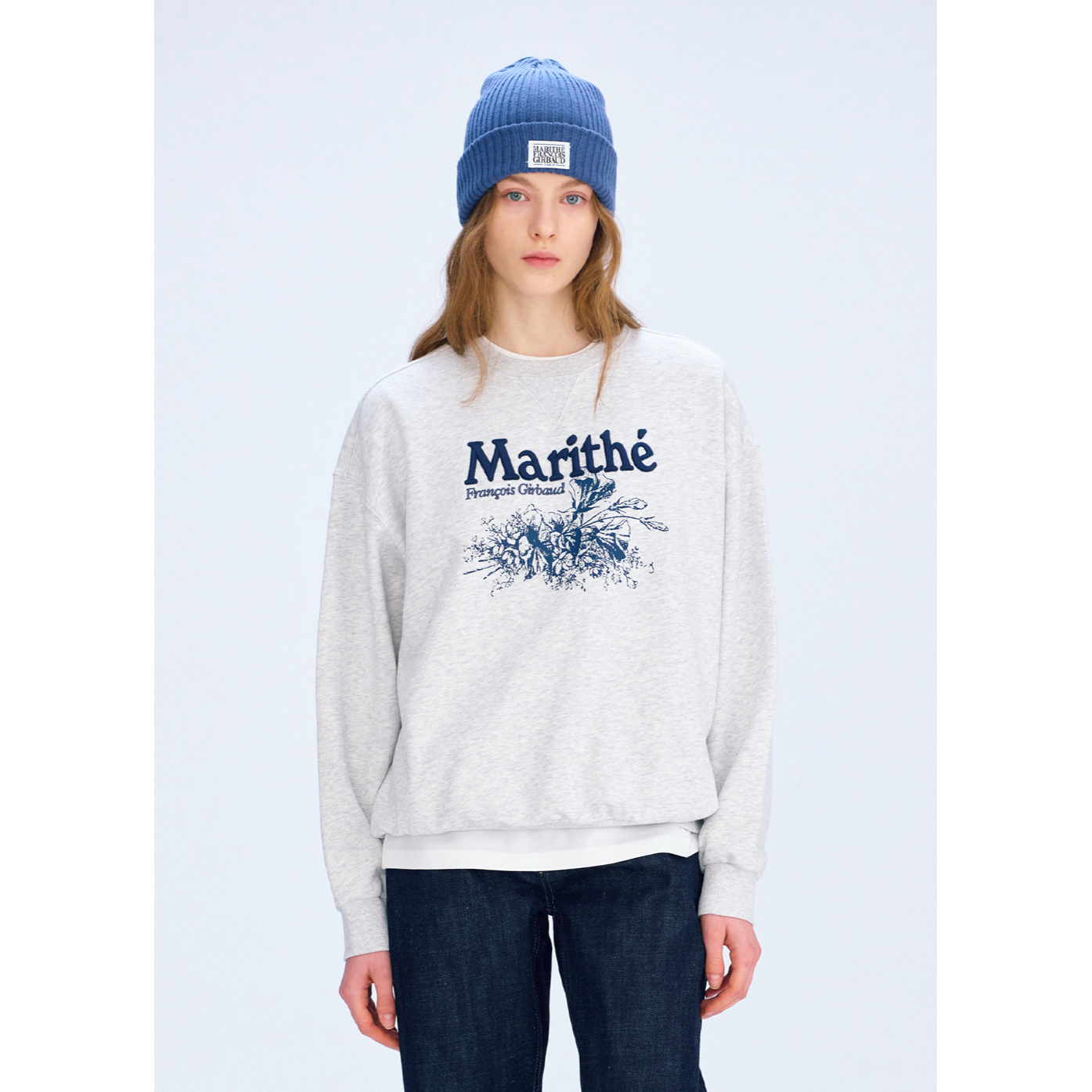 FLOWER OVERSIZED SWEATSHIRT