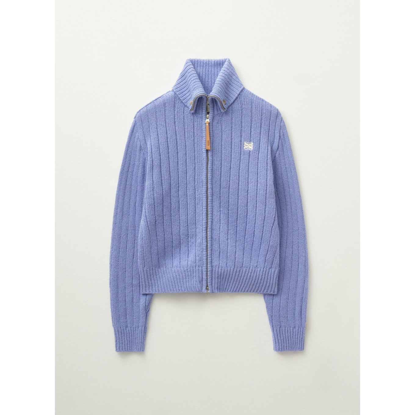 (W) Faro Boucle Knit Zip-up