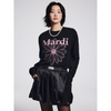 CASHMERE CREW NECK FLOWERMARDI