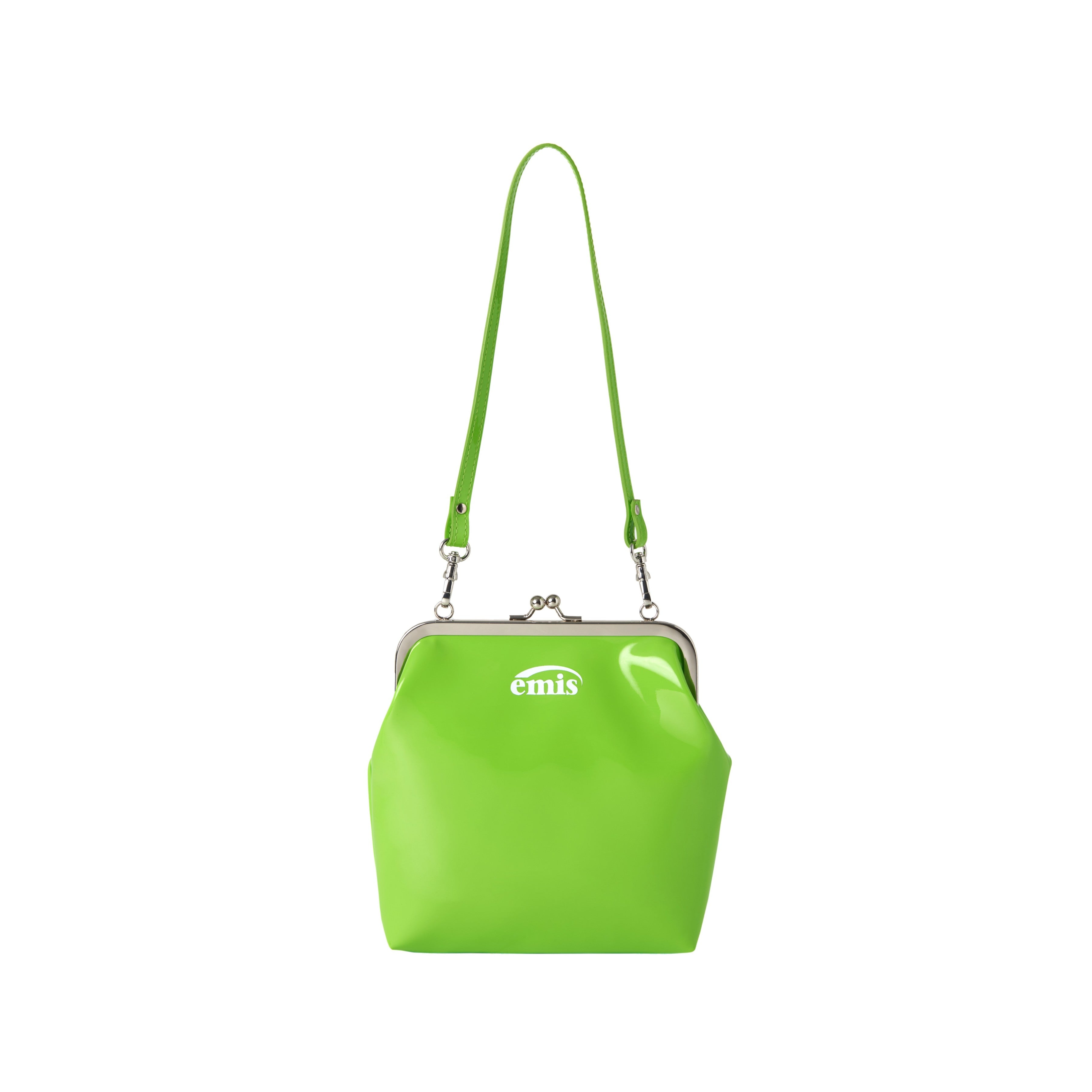 NEW LOGO ENAMEL FRAME PURSE