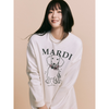 SWEATSHIRT SWING THE TAIL DDANJI FLOWER NECKLACE