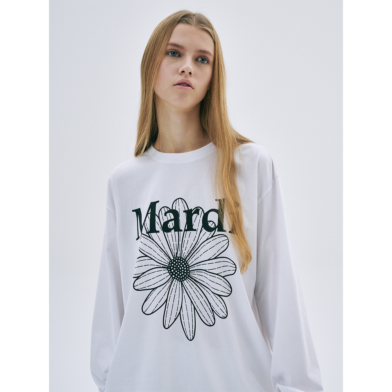UNISEX TSHIRT LONG SLEEVE FLOWERMARDI