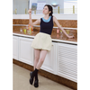 W NYLON BUBBLE HEM MINI SKIRT
