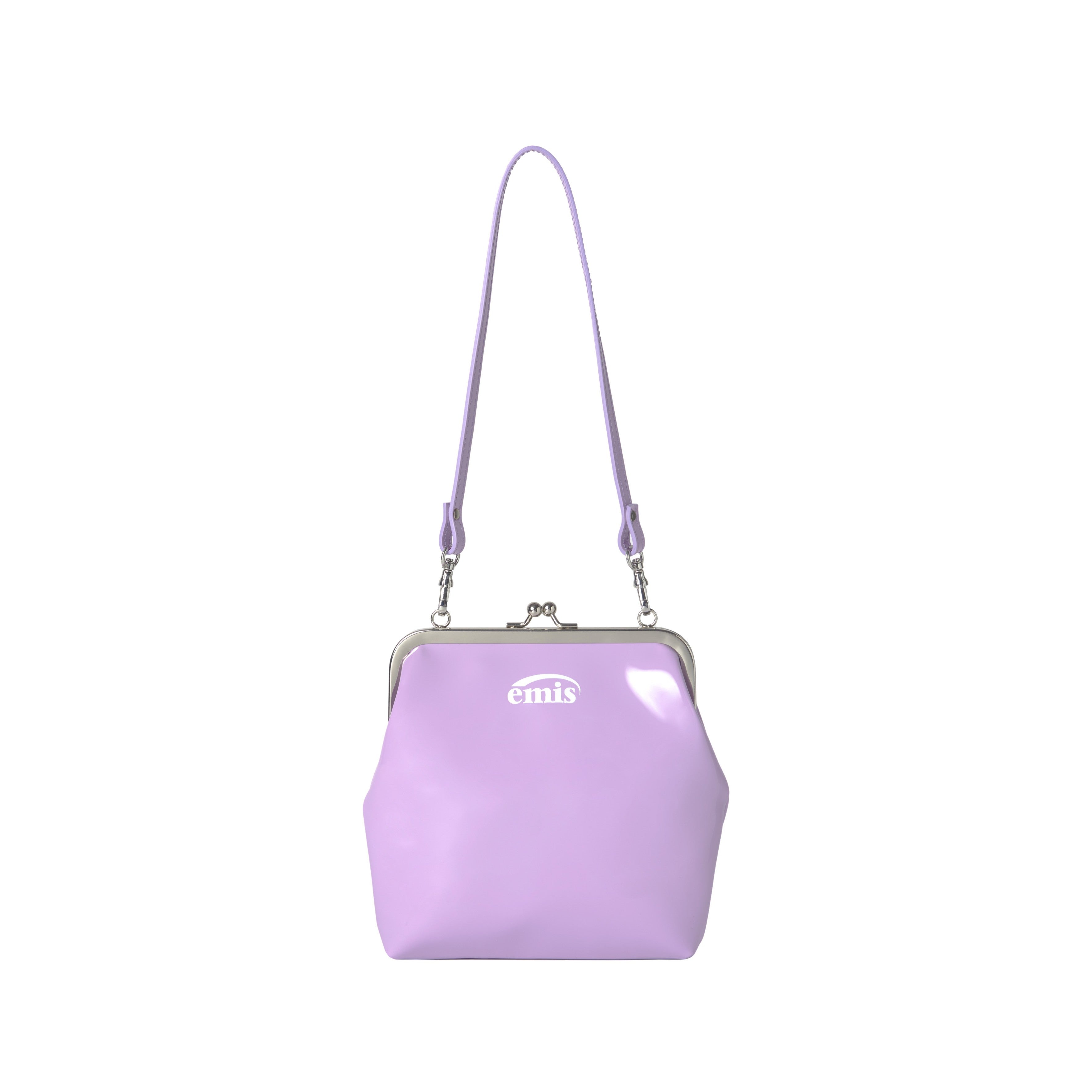 NEW LOGO ENAMEL FRAME PURSE