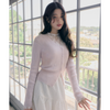 MOHAIR BLENDED TWO WAY BUTTON CARDIGAN